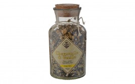 Jugmug Thela Chamomile & Vanilla Full Leaf Darjeeling Fine Tea  Glass Bottle  75 grams
